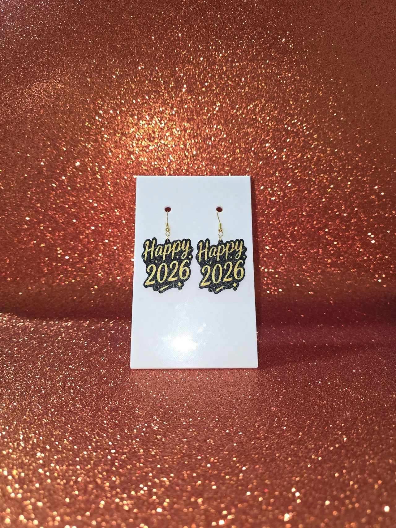 Happy 2026 v2 earrings view 2