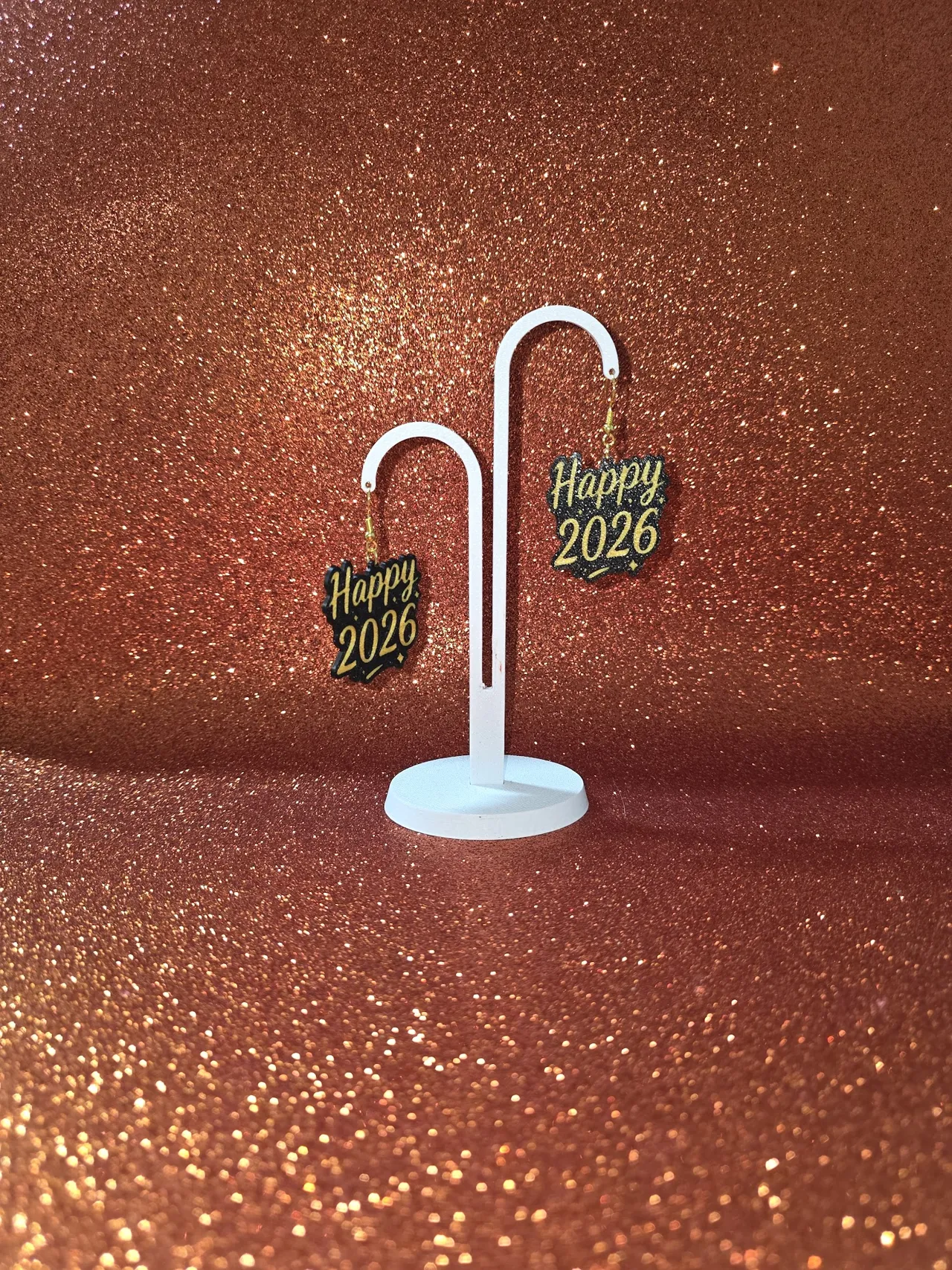 Happy 2026 v2 earrings view 3