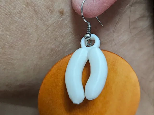 Weisswurst - Ohrringe fürs Oktoberfest