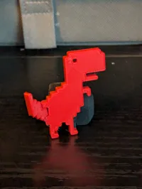 Dinosaure articulé — clin d'œil au jeu Google — photo 2