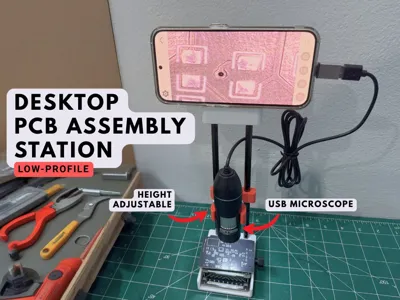 Desktop PCB Assembly Station (Low-Profile)