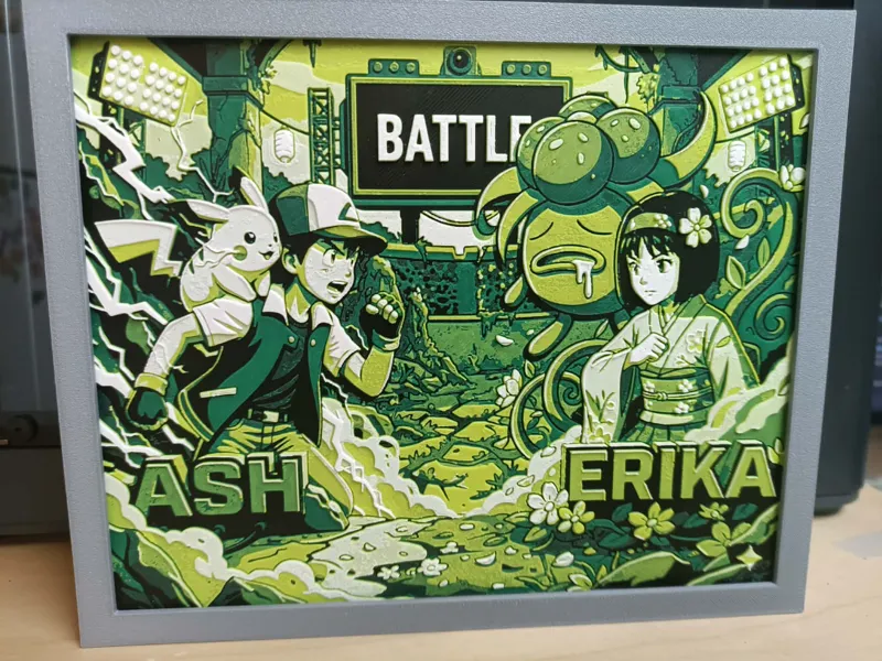 Gym Battle Pokemon Ash vs Erika