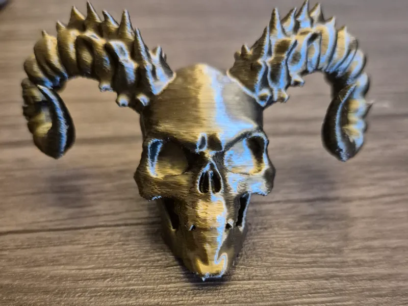 Demonic skull
