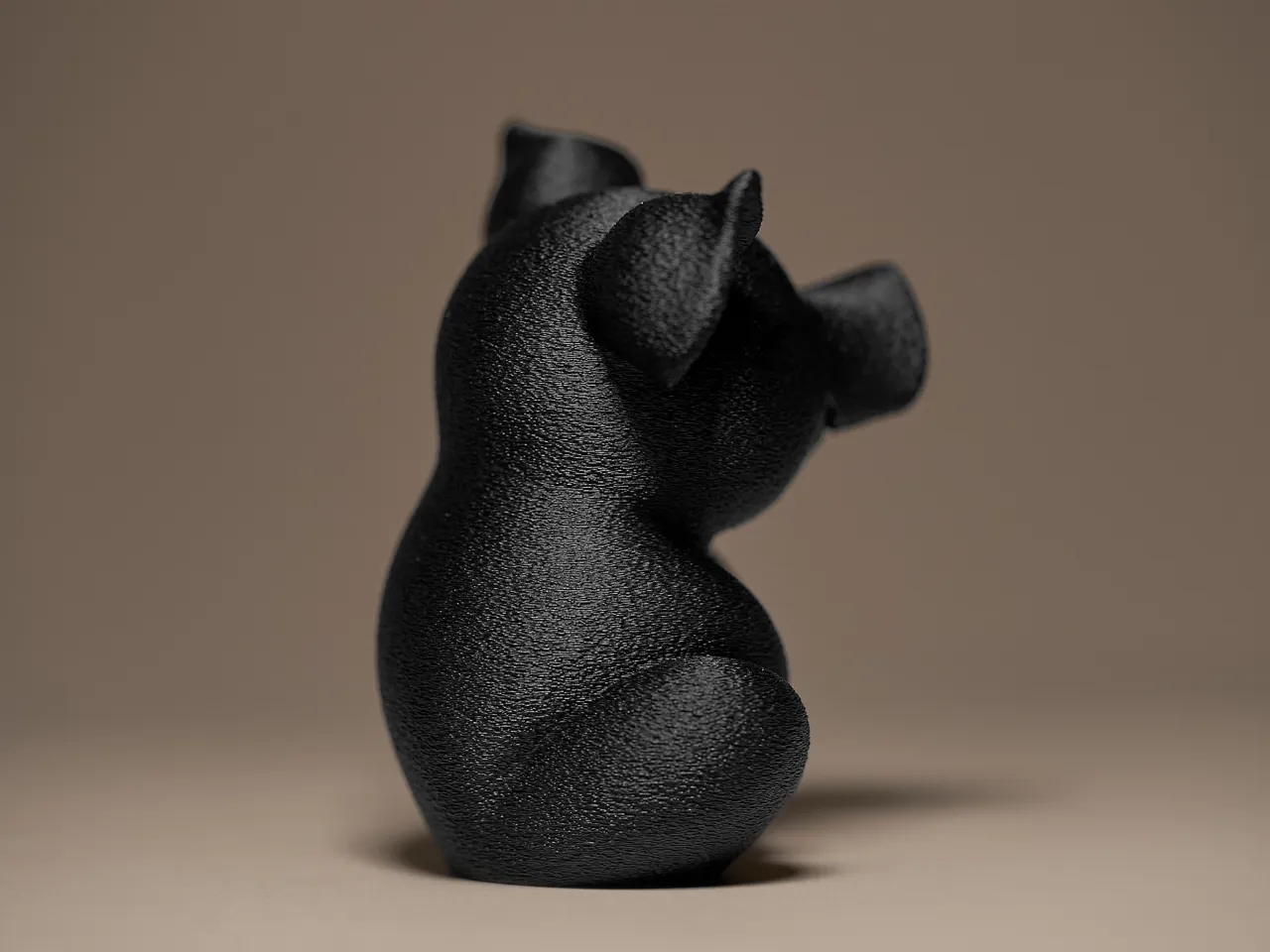 Cute Little Piglet Figurine view 4