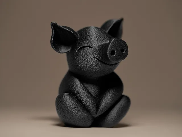 Cute Little Piglet Figurine