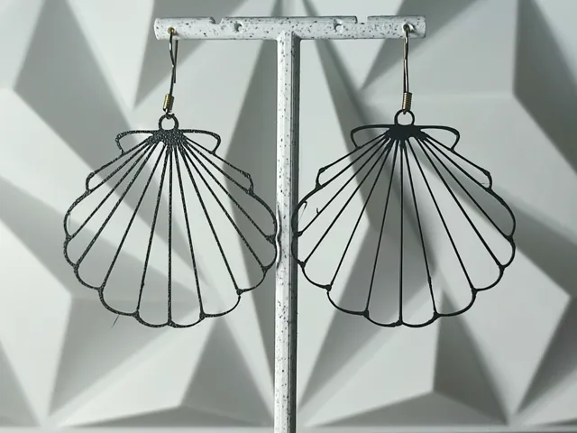 Aretes Nácar Negro
