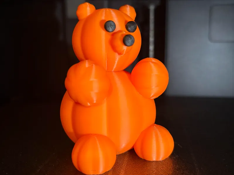 Pumpkin teddy bear