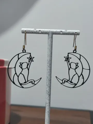 Pendientes: Aretes Azares de Luna — vista de referencia 4