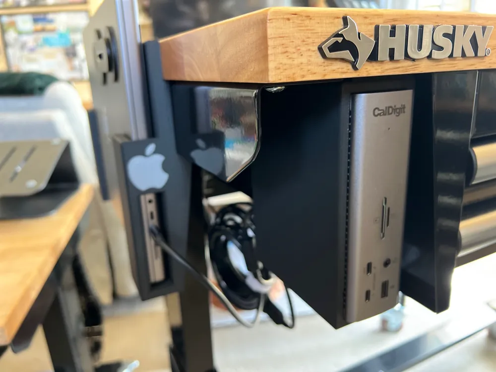 CalDigit TS4 Vertical Under-desk Mount by Impractically Practical ...