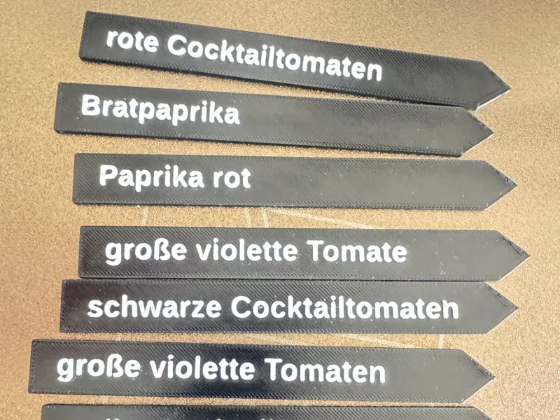 Pflanzenschilder / Saatschilder / Gemüseschilder