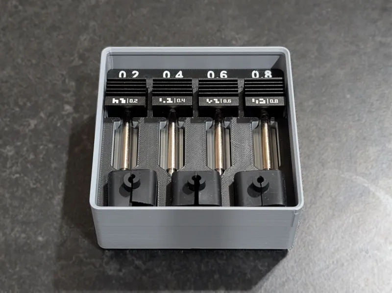 Gridfinity Nozzle Storage for H2/P2S/X2D