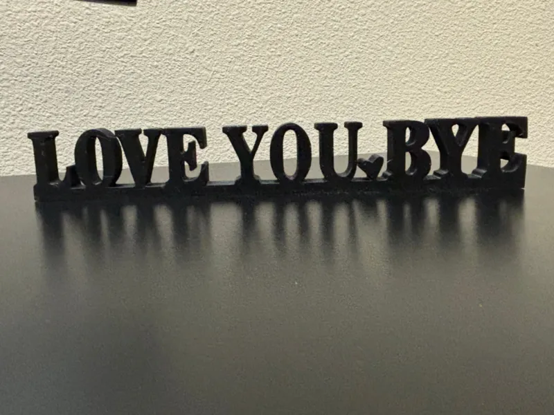 Love You Bye - Wall Art