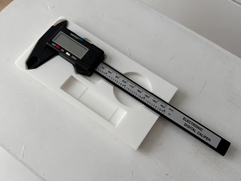 Gridfinity tray for Digital Caliper for A1 Mini