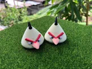 Angry Birds Chuck (Yellow) Keychain