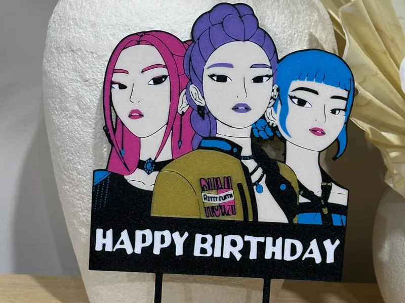 Kpop Cake Topper (Inspired)