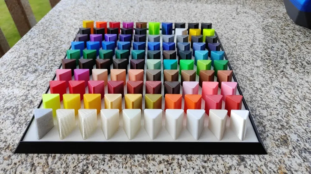 Filament Sample Color Swatch - Free 3D Print Model - MakerWorld