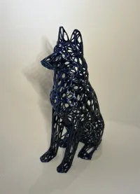 Sculpture filaire berger allemand — photo 5
