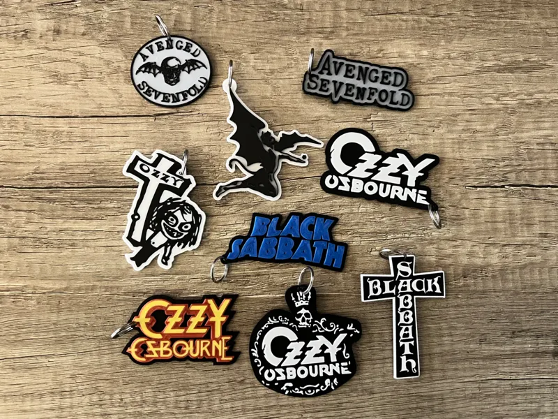 Keychain Black Sabbath Ozzy Osbourne Avenged A7F
