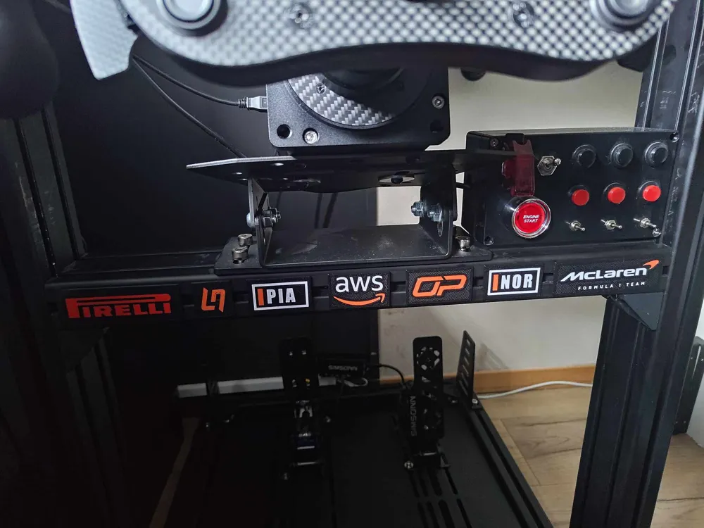 Simrig Sim Rig SimRacing Decoration Aluminum 4040 by Raff3DMakerWorld ...