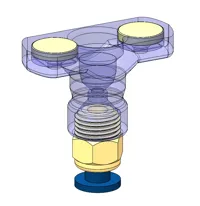PTFE tube adapter using PC4-M10