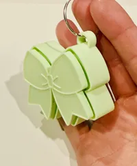 Porte-clés fidget nœud cheerleader à clic — photo 3