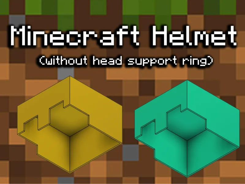 Minecraft Helmet (without head support ring)