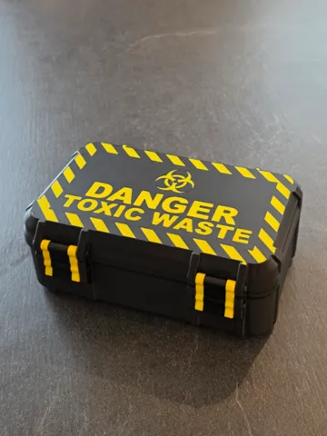 Caja o estuche: DANGER TOXIC WASTE Rugged Box — vista de referencia 2