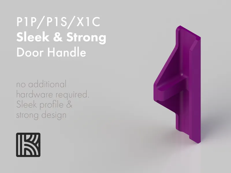 P1P / P1S / X1C Sleek & Strong Door Handle