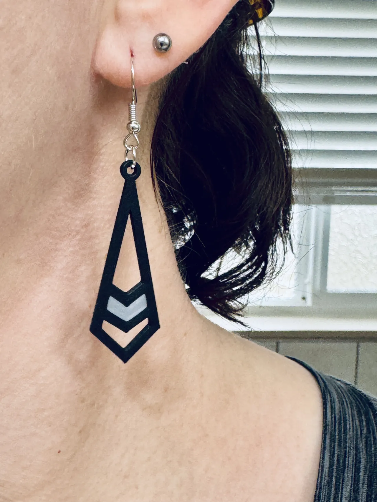 Western Chevron Arrow Earrings view 4