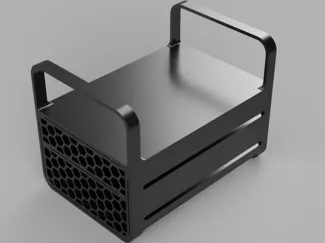 2 Bay HDD Rack for ZimaBlade and RPi Dual 3.5''