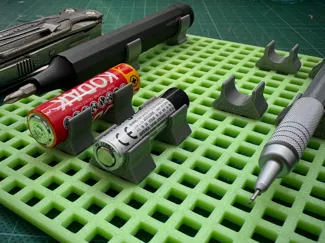 MOD GRID parametric cylindrical mount  