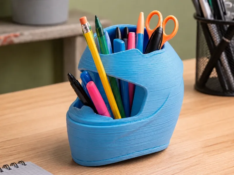Motorcycle Helmet - Pen Holder