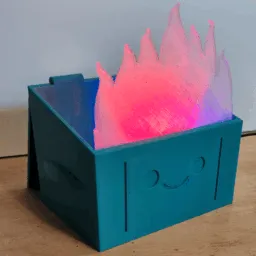 Dumpster Fire - Free 3D Print Model - MakerWorld