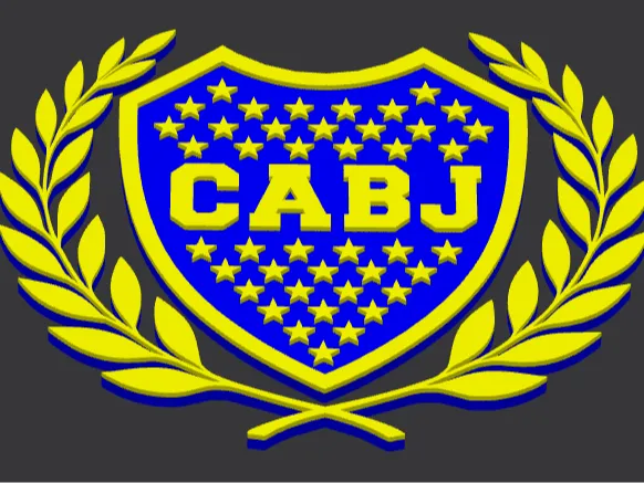 ESCUDO BOCA LAUREL