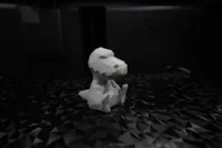 Porte-clés T-Rex low poly — photo 3