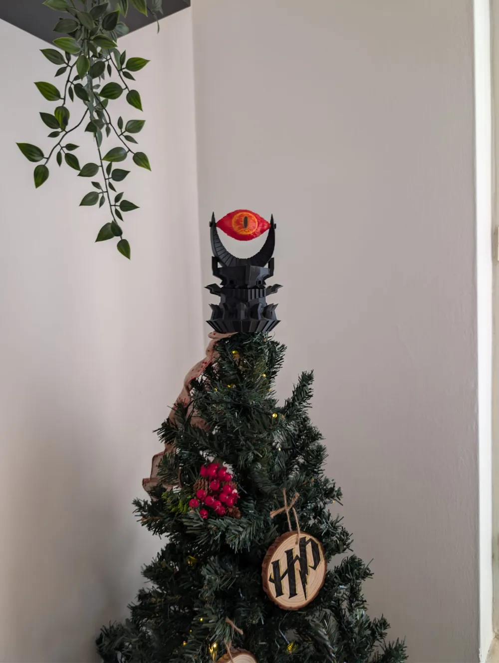 Sorpresa decorativa para ojos, adorno coleccionable hecho a mano, adorno para árbol de Navidad