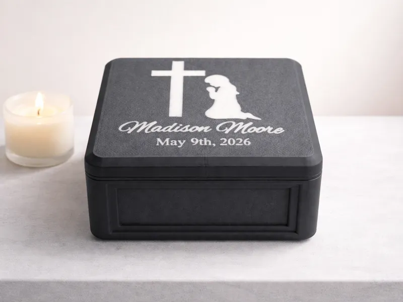 Personalized Keepsake Box, Girl Silhouette