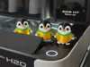 3x cute soccer penguin brasil