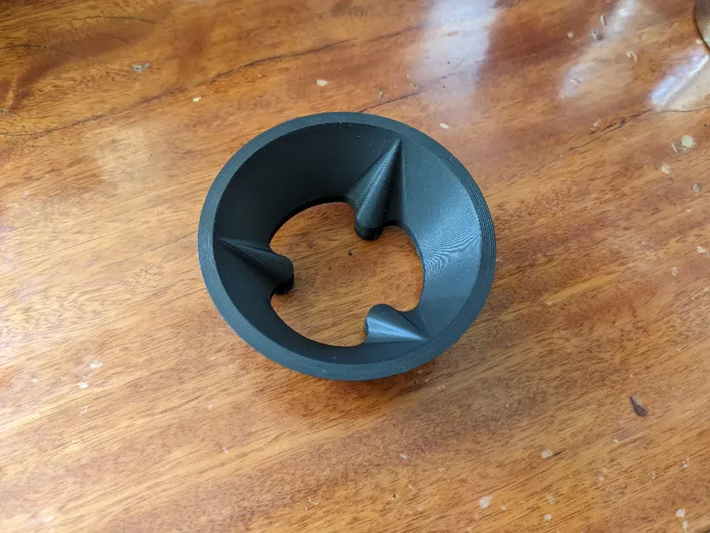 Dual purpose tamp stand and coffee beans funnel