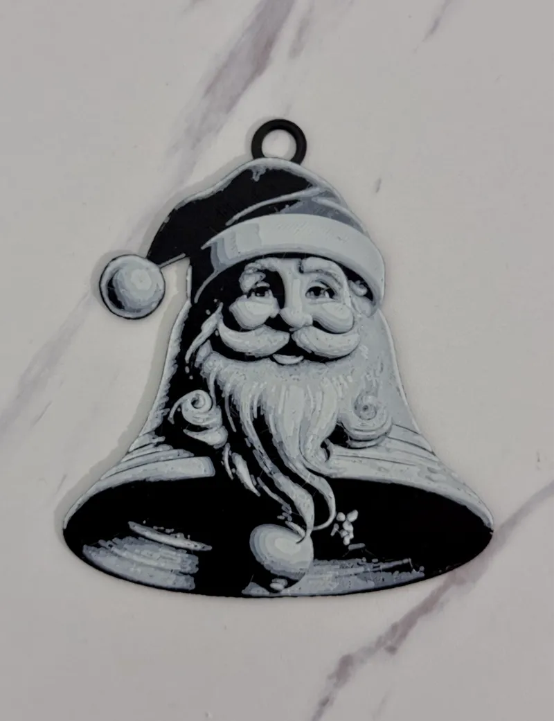 Christmas Santa Bell Decoration