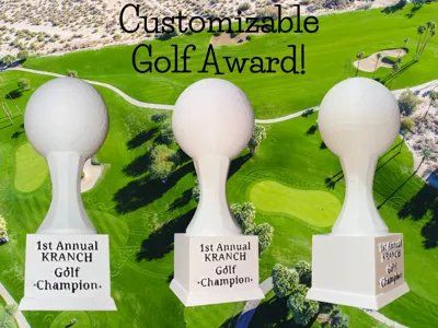 Customizable Golf Award!
