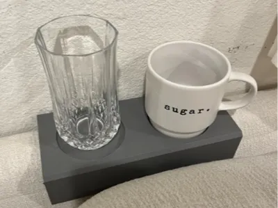 Couch Shelf Hang-On-Back Sofa dual Cup Holders