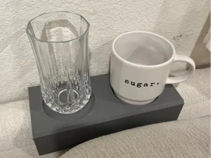 Couch Shelf Hang-On-Back Sofa dual Cup Holders