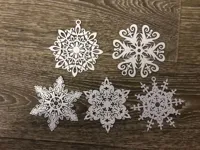 Suspensions flocons de neige pour sapin — photo 1