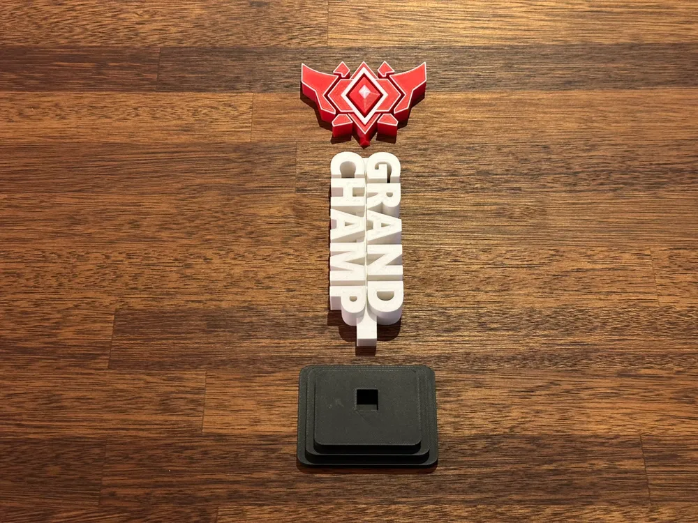 Rocket League Trophy - GC II - Free 3D Print Model - MakerWorld