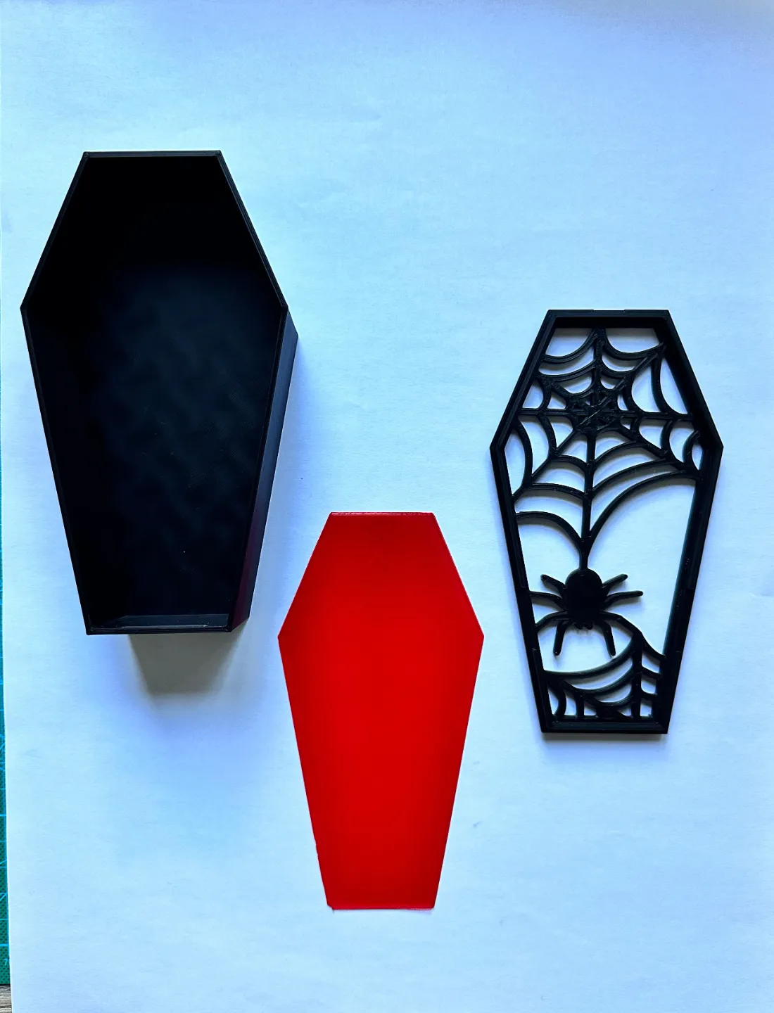 Coffin Storage / Light box Halloween view 3
