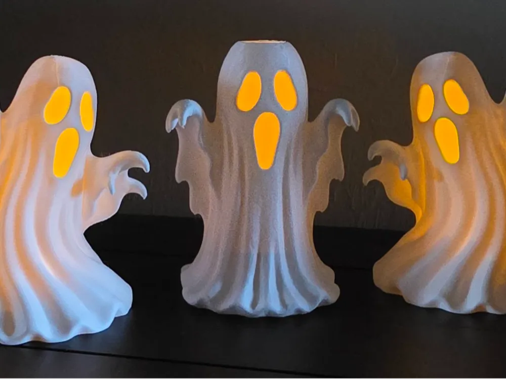 Adorno temático: Spook Halloween Ghost Collection LED Lighting. Referencia del modelo original.