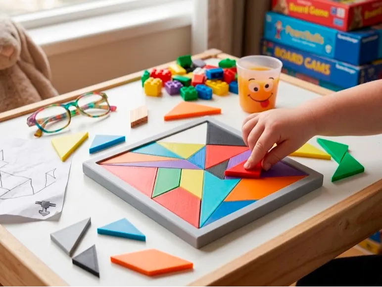Tabuleiro Tangram 4 variações
