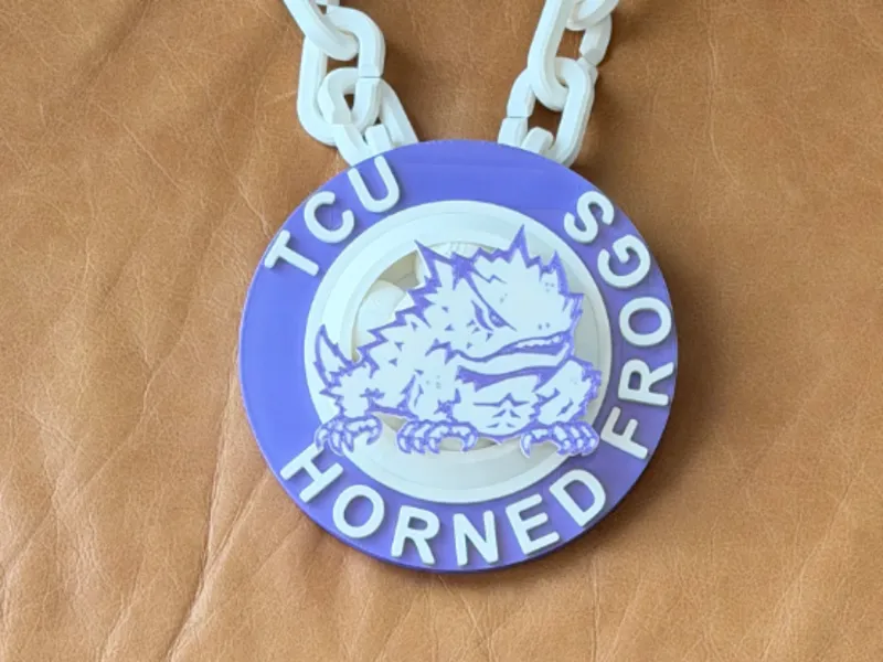 TCU Horned Frogs Spinner Chain