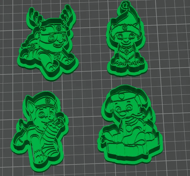 paw patrol cookie cutter 